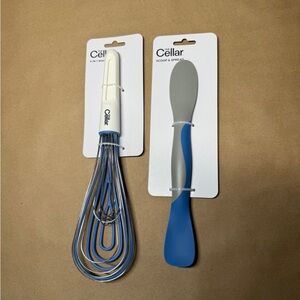 Cellar Blue and White Cooking Utensil Set